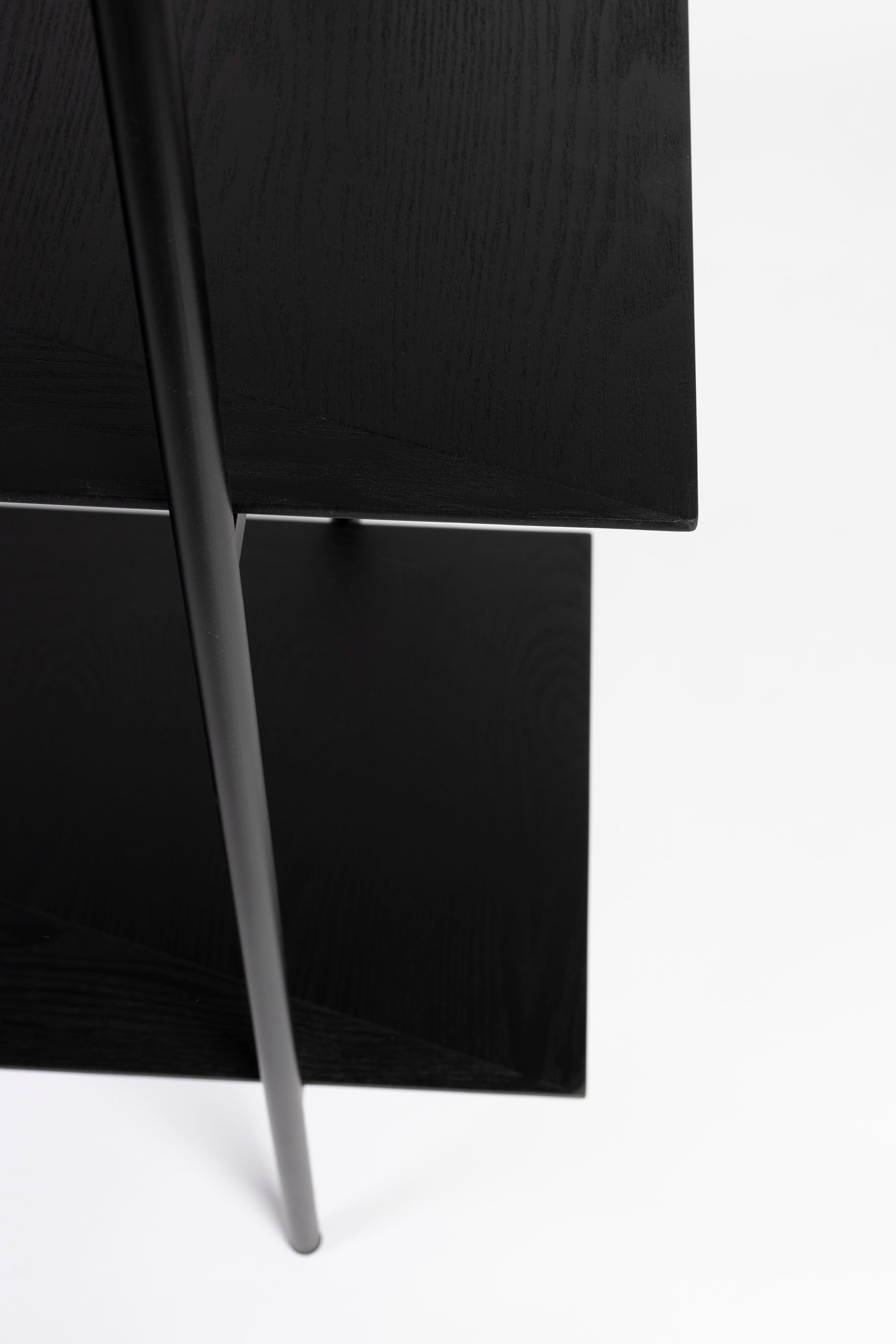 Marcio Black Wood Open Display Unit